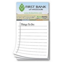 Notepad w Peel and Stick Magnet-50 pg 3.5x6.25